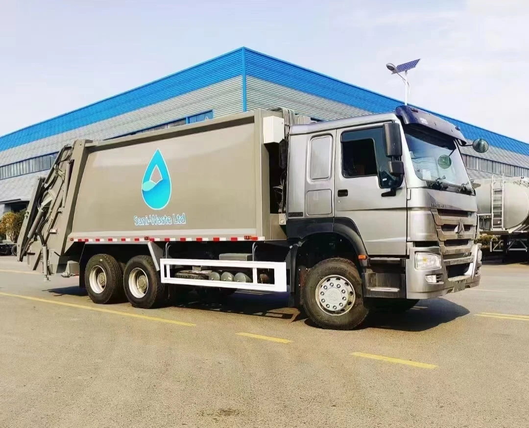 Высококачественная мобильная станция сжатия мусора Sinotruk 20 куб. М