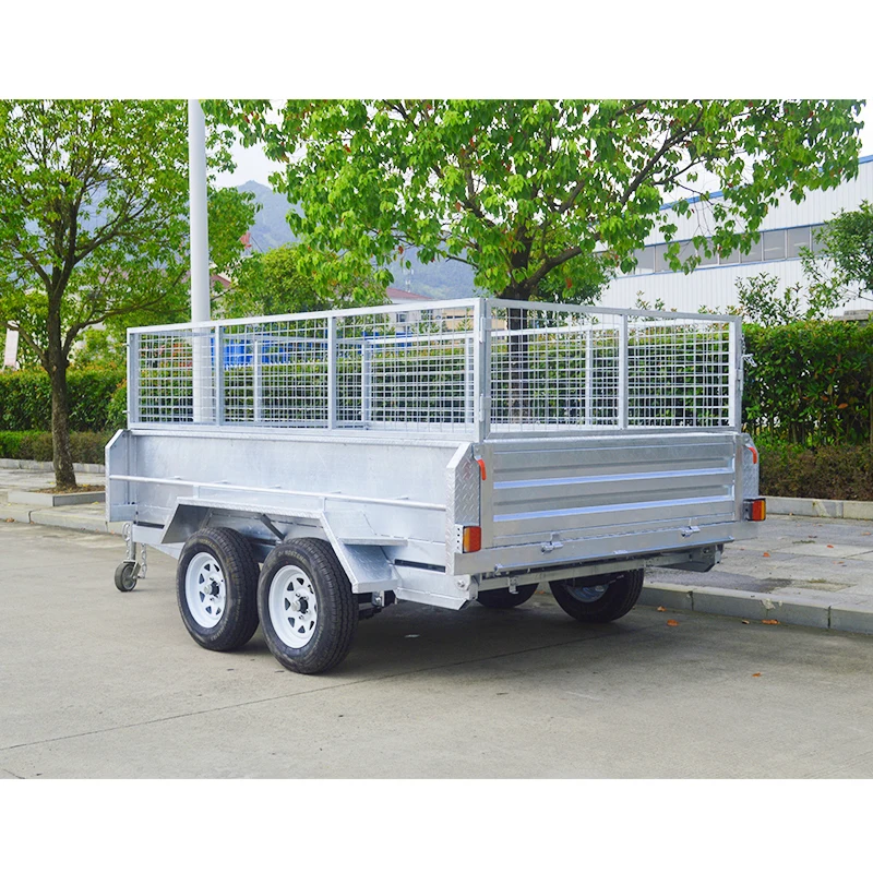 GINO 3500kg Hot Dipped Galvanized Tipper Trailer Chinese Imported