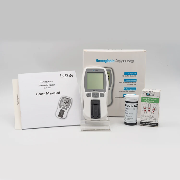hemoglobin analyzer hematology analyzer portable POCT for self-testing and clinics
