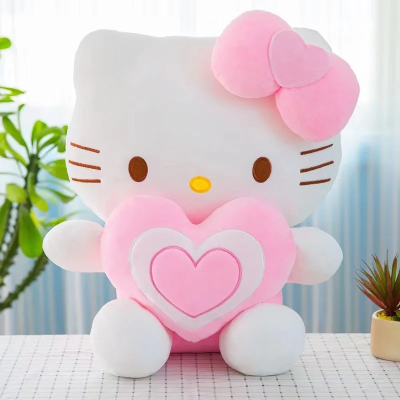Милый розовый Кот плюшевые игрушки фильм Kt кошка куклы мягкие рождественские подарки для детей животные
