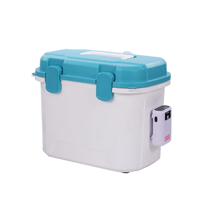 Customized 13qt cheap price plastic fishing live bait boxes with aerator cool fishing bait storage