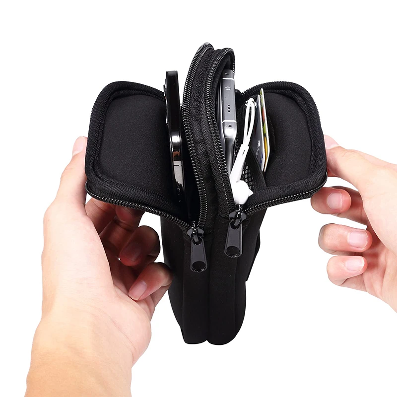 High Quality Soft Shockproof Neoprene Cell Phone Case Men Women Mobile Cellphone Carry Pouch Bag For Iphone