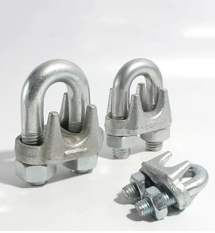 wholesale support electric galvanized wire rope clips for lifting connecting
