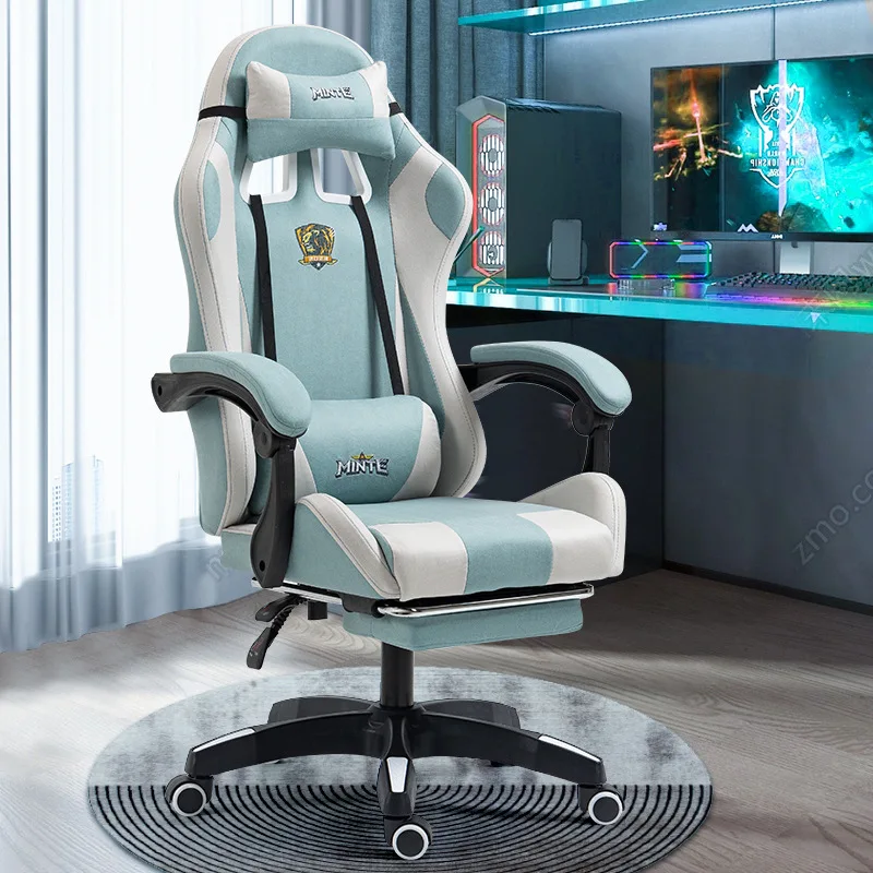 Customized Logo High Back Sillas Gamer Computer Racing Chair Adjustable Ergonomic Gaming Chair With Footrest