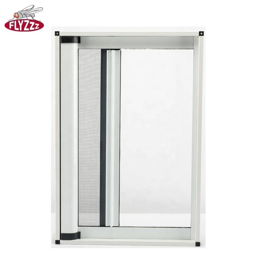 Door Mosquito Net Fly Insect Screen Door Retractable Sliding Roller Insect Screen Door