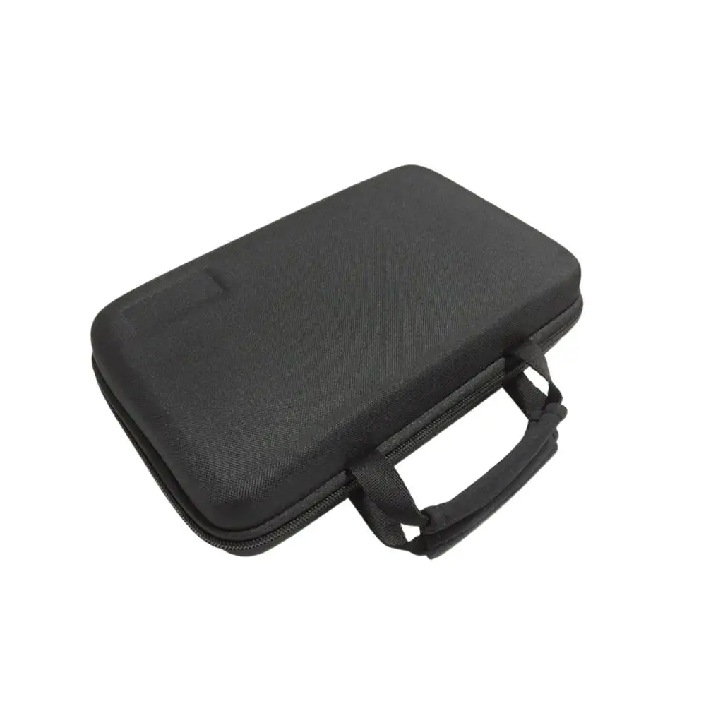 Zipper pouch sleeve accept customized printing hard black cover case EVA