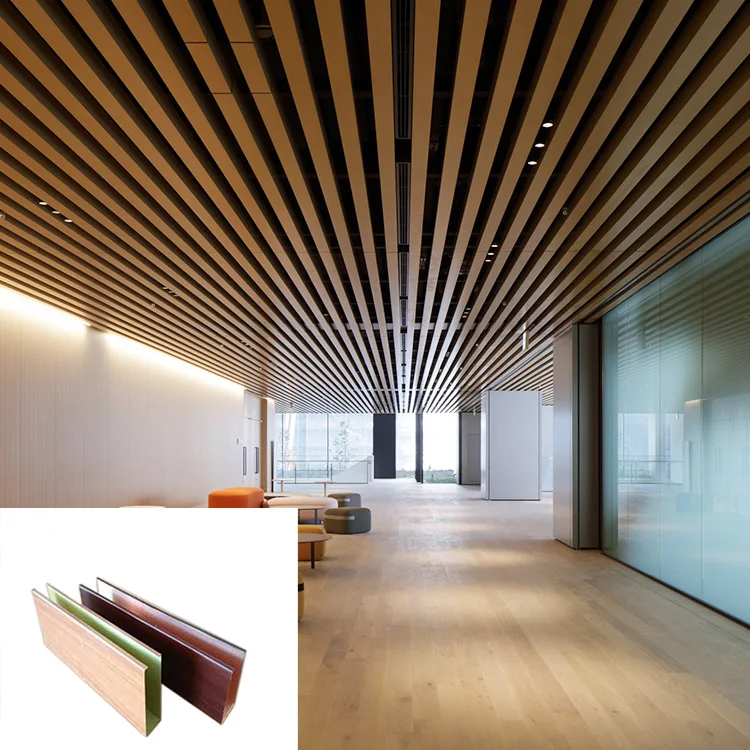 Large Aluminum Extrusion Supplier Ceiling Aluminum Section