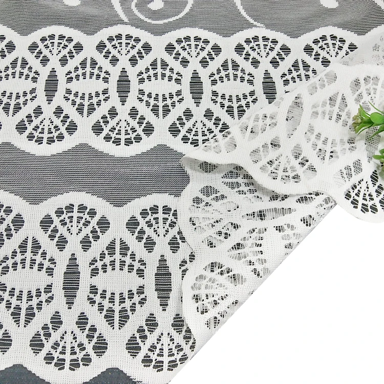 Hot Sale jacquard Window Living Room Curtain lightweight spot cheap sheer fabric