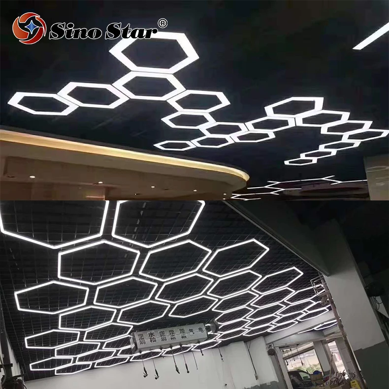 STC503 160W/PCS Sino Star car wash  and car showroom design led linear light aluminium housing led workshop lamp