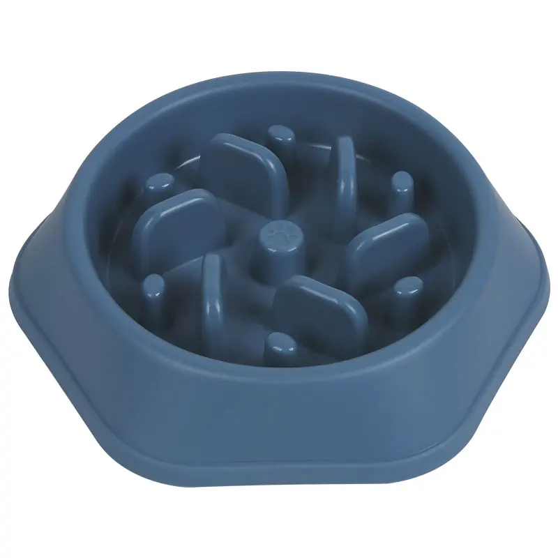 Бытовая круглая полипропиленовая Роскошная миска для домашних питомцев корма собак портативная под заказ медленные кормушки