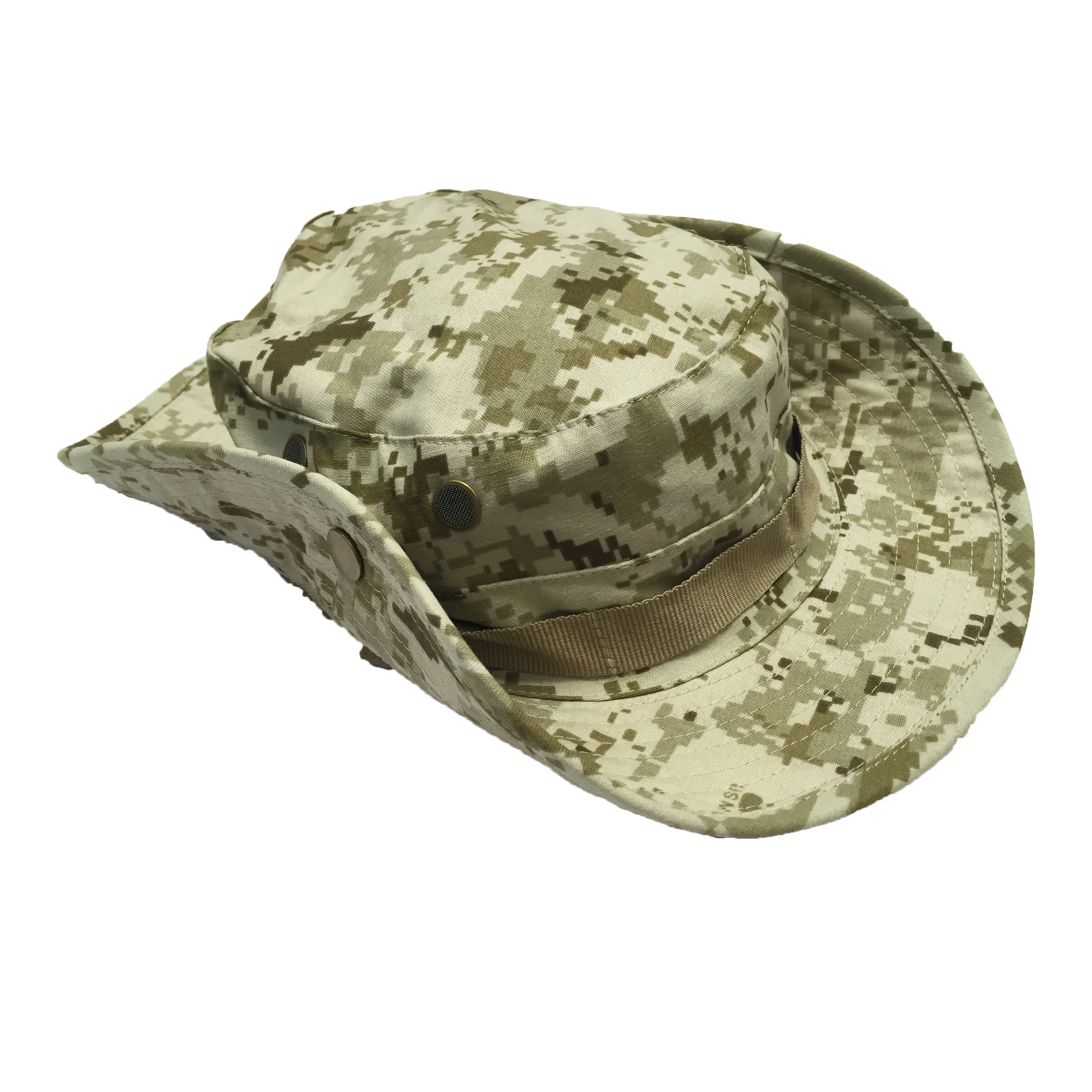 Factory Outdoor Sun Hat Sport Fishing Military Tactical Army Camo Custom Bucket Hat for Hiking Hunting Cap