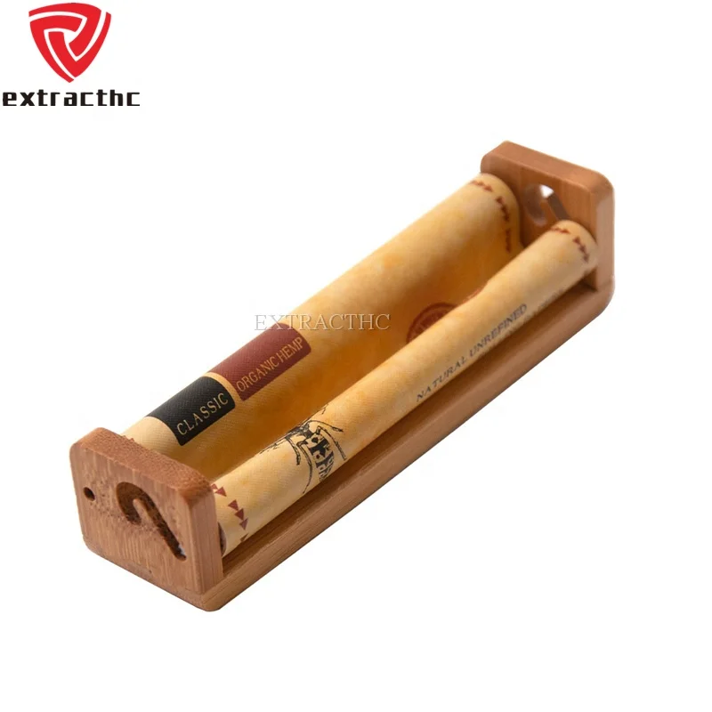 Лидер продаж, портативные держатели, курительные ролики 78 мм/110 мм, машинка для скручивания табака и сорняков из бамбука