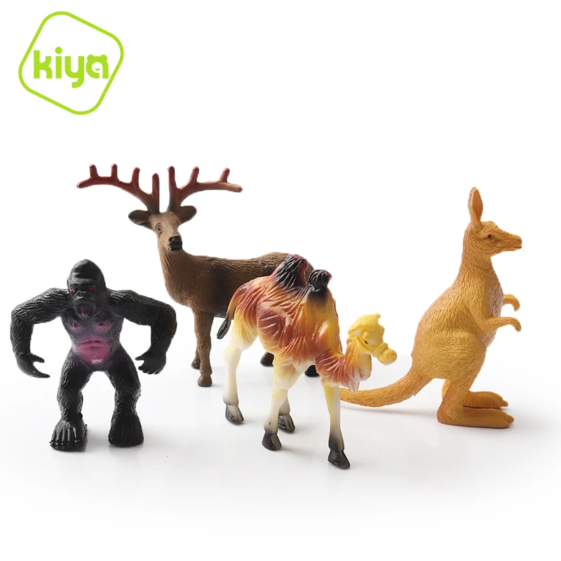 Kiya D101-1 Sika Deer camel kangaroo Orangutan anime figure toy animal miniature toys
