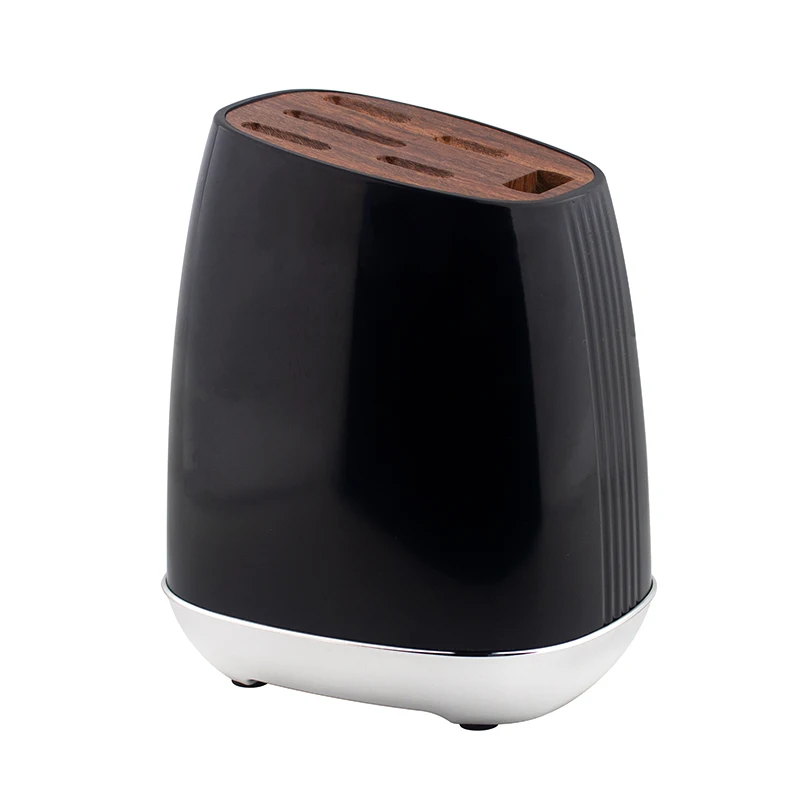 stainless steel 6 pcs knife set plastic handle kitchen knife set knife kit wood handle with block