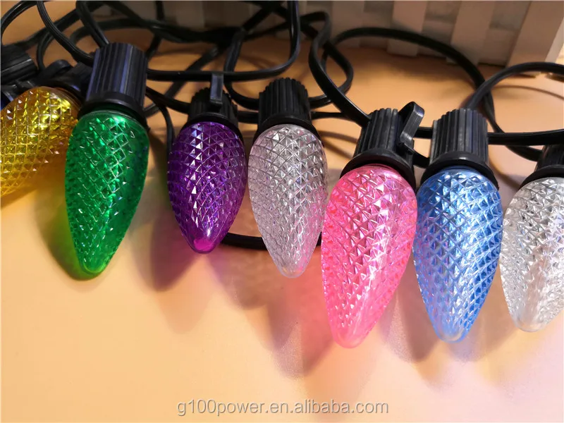 LED C9 Christmas Light Bulb for Outdoor Commercial Holiday Lighting Decorations