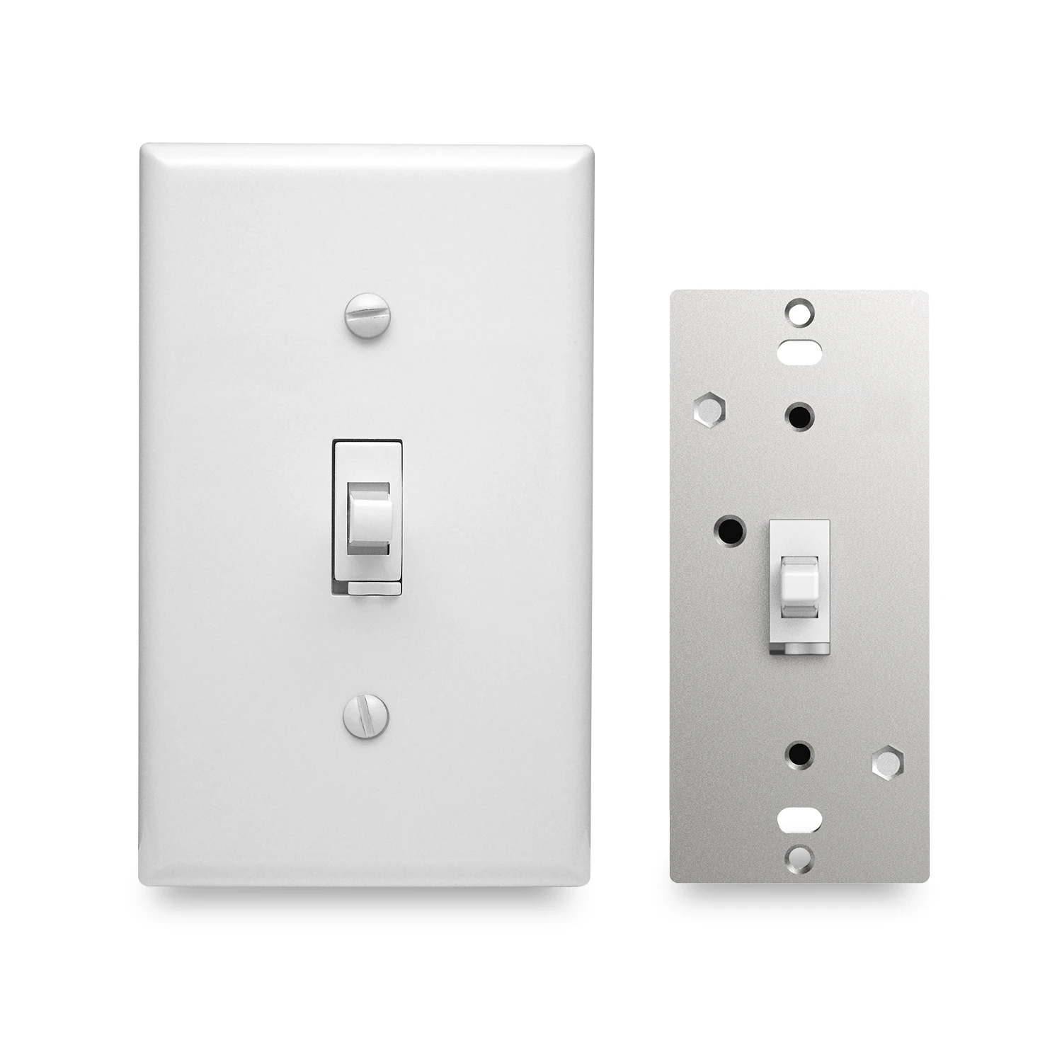 120V Tuya Wifi Smart Home Wireless Light Dimmer Toggle Switch Indoor Electrical 15A Max. Voltage PC Material