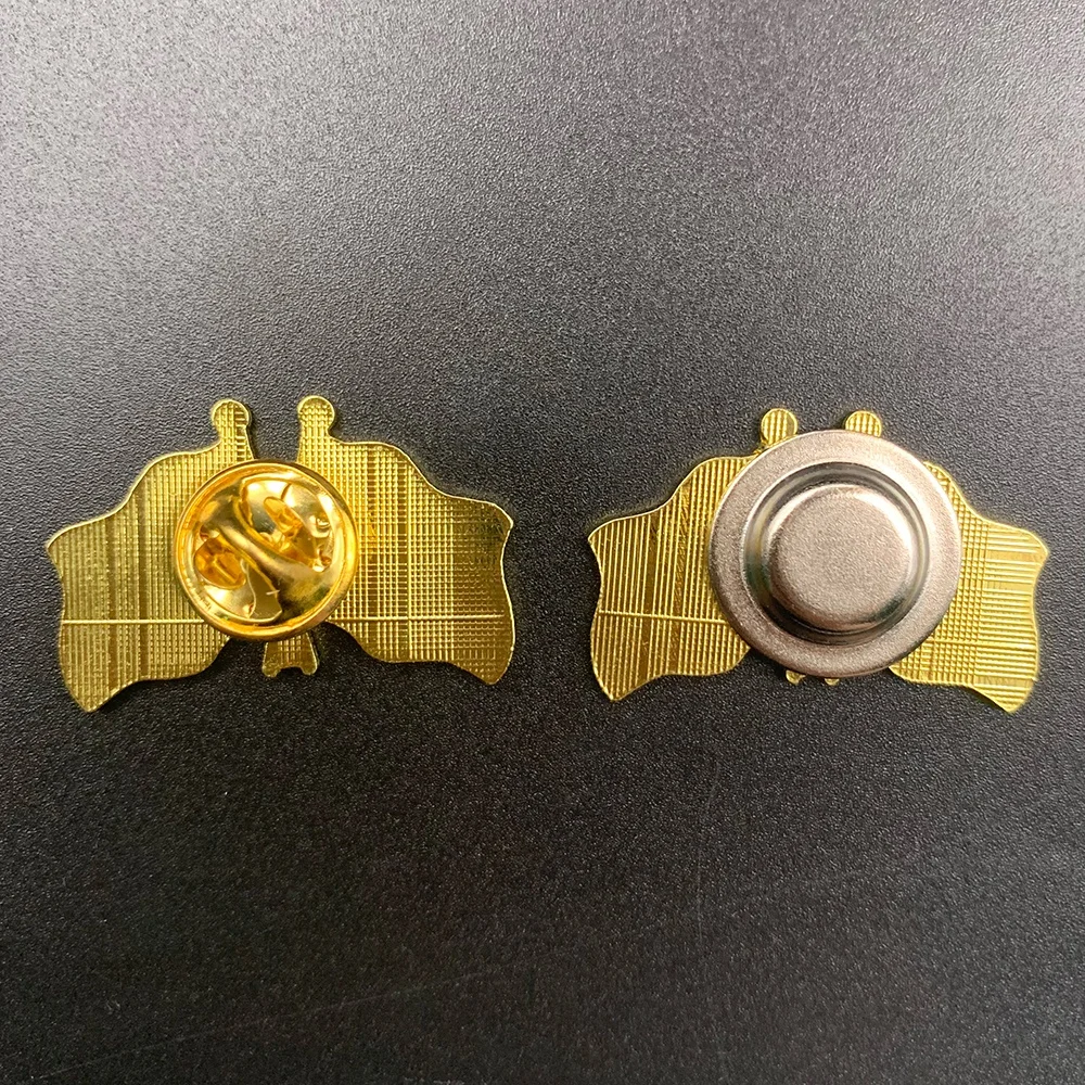 Hot sale flag label pin for Saudi Arabia