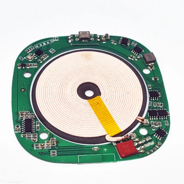 Custom USB C Type-C 15W 3 coils fast charging wireless charging pcba qi wireless charger module pcb coil for mobile phone
