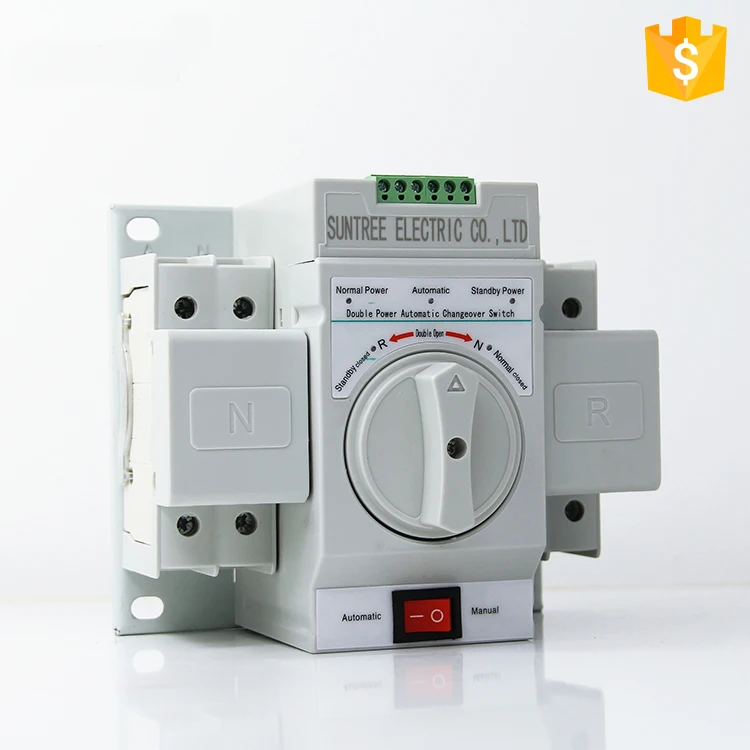 Factory Price ATS Automatic Change Over Switch 100A Automatic Transfer Switch ATS for Diesel Generator