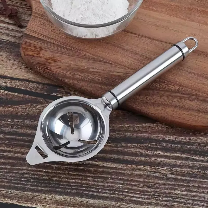 High Quality Food Grade Egg Yolk Separators Egg White Separator 18/10 Stainless Steel Egg Separator