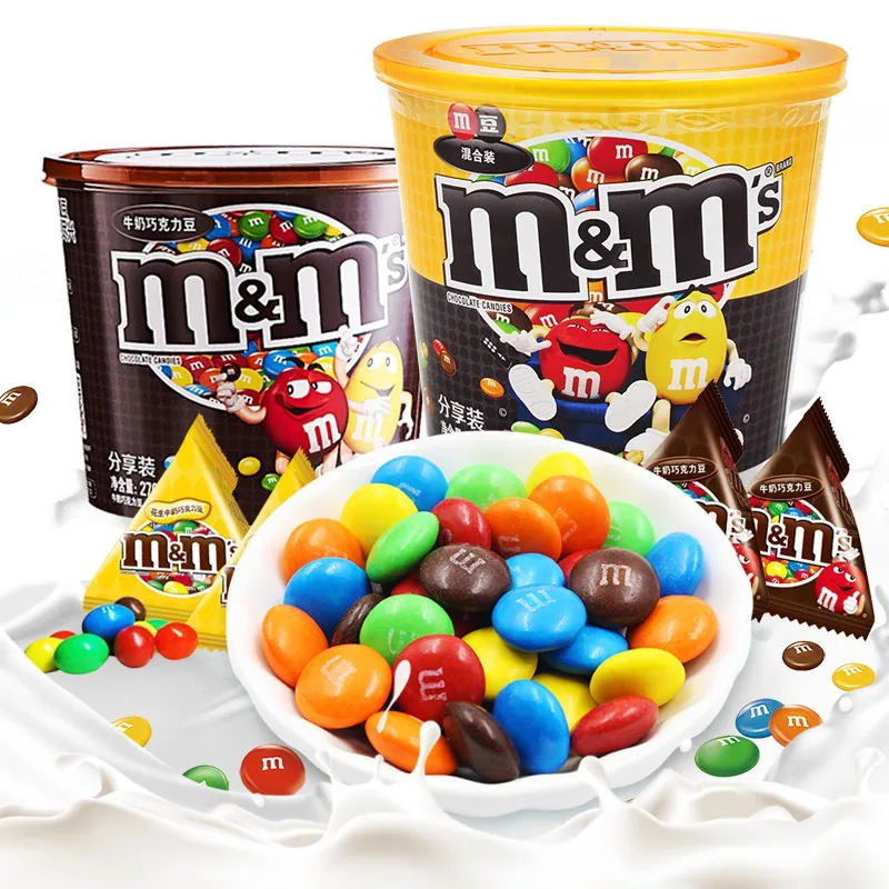 Оптовая продажа вкусные молочные шоколадные бобы M & ms арахисовое масло конфеты молочный шоколад