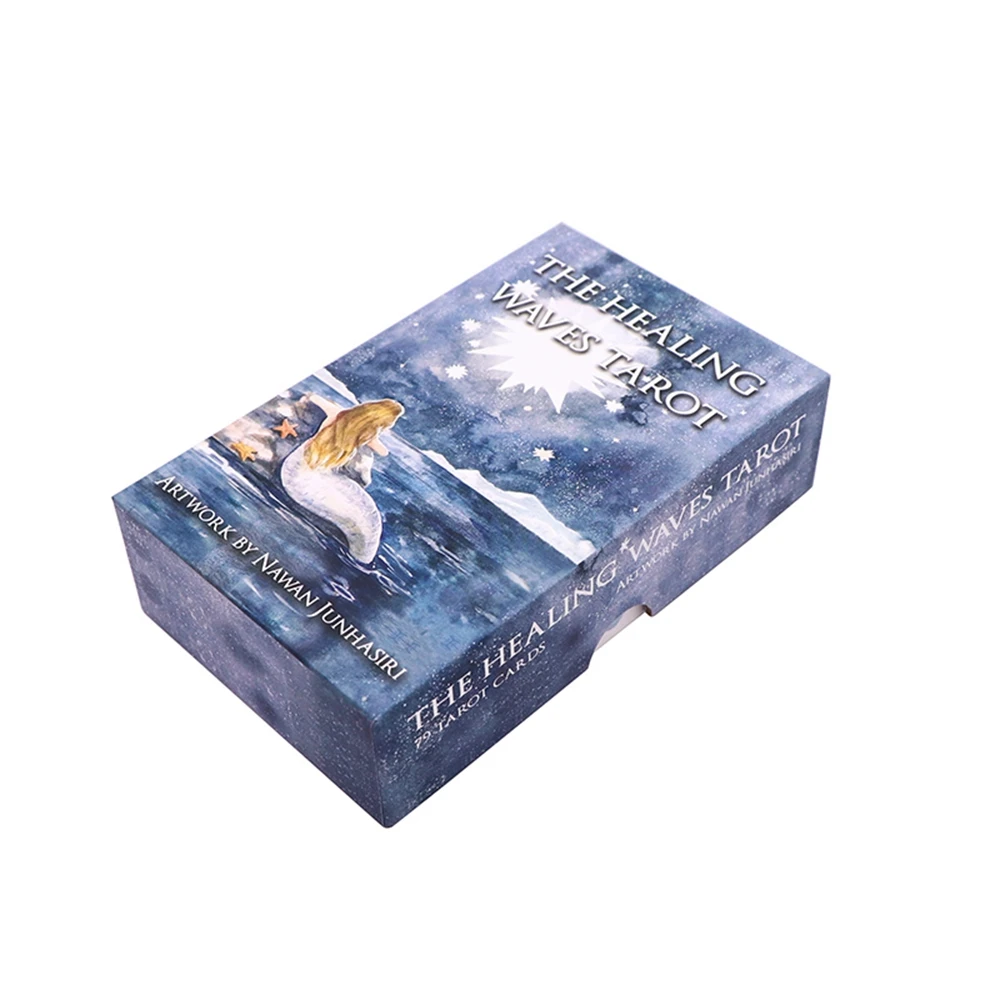 Custom Printing Oracle Affirmation Deck Gold Edge Tarot Cards Game Unbranded Neon Tarot Cards With Tradicional