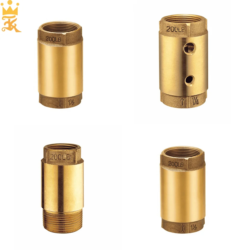 OEM Customized High Temperature Brass Check Valve Solenoid Control for Water Oil Hydraulic Power Gas Media Applications