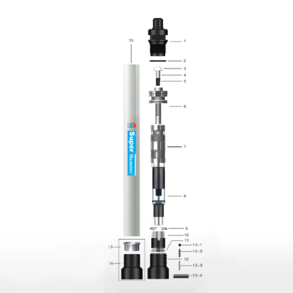 M3 M4 3 medium air pressure dth hammer manufacturers