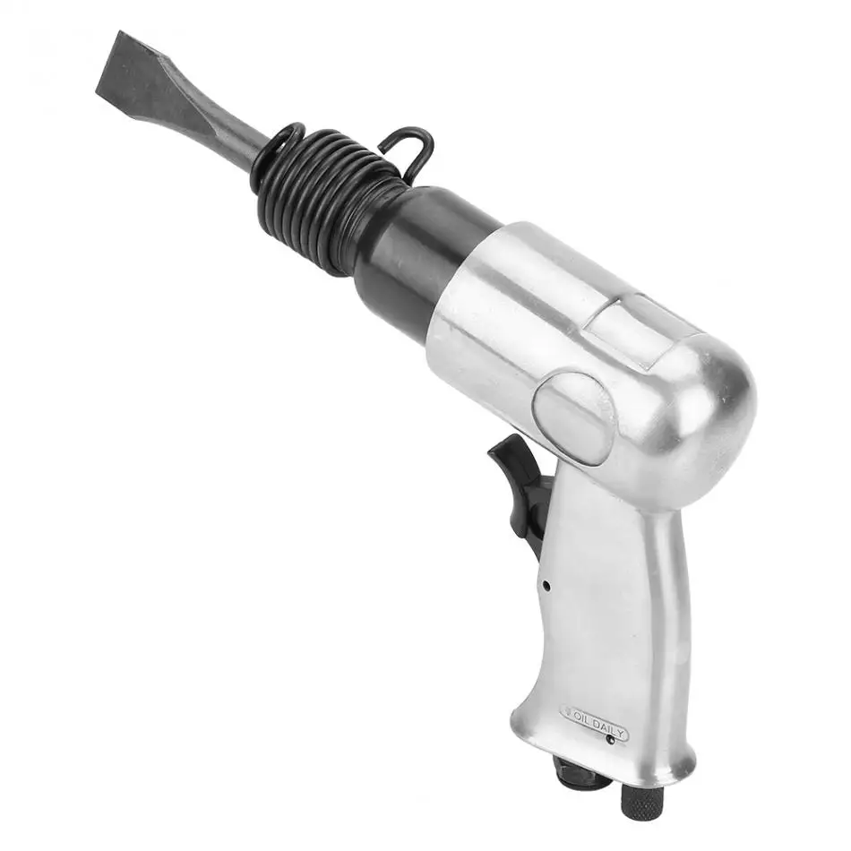 190 Air Hammers pneumatic Chisel performs like  top brands knock out the slab to relocate shower plumbing on a home renovation