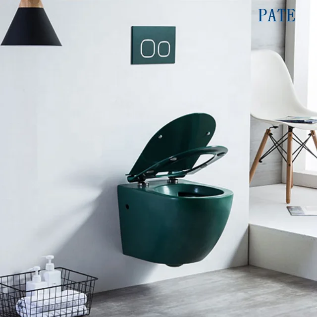 Тарелка для ванной комнаты lavatorio настенных унитаз CE оправы матовый черный