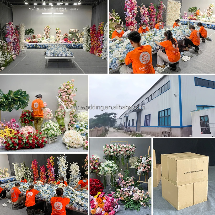 Новый продукт Sunwedding Искусственный Розовый настоящий сенсорный розовый цветочный шар Свадебный украшение