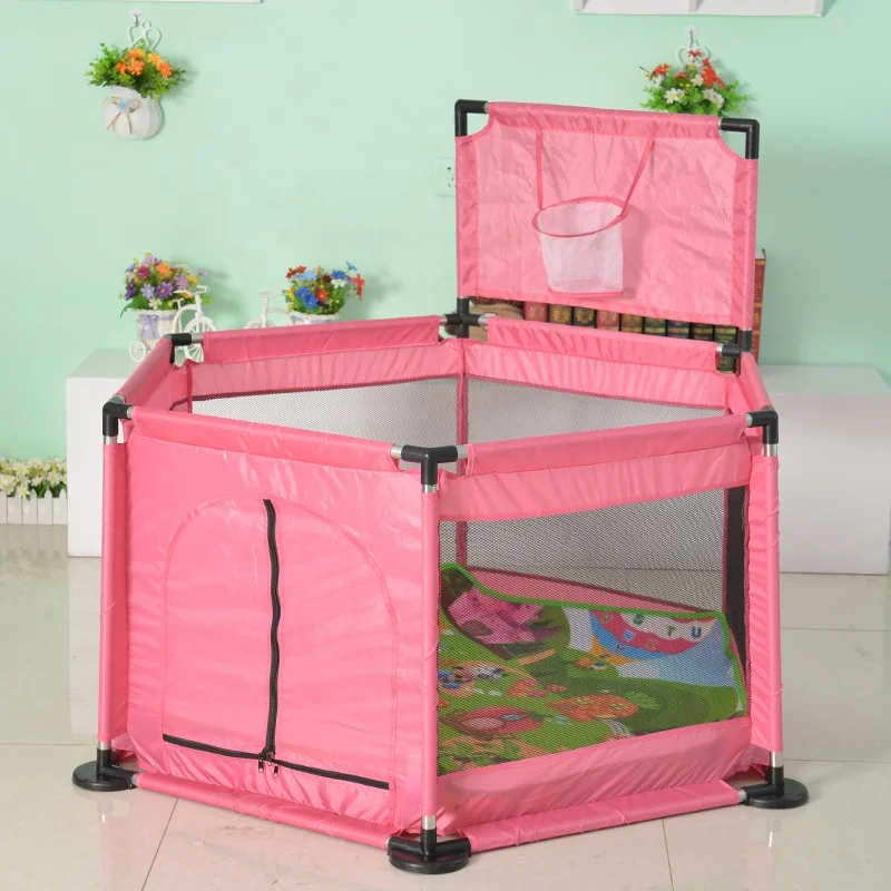 Baby playpen manufacture plastic modern custom folding safety travel fence large portable baby play yard playpen