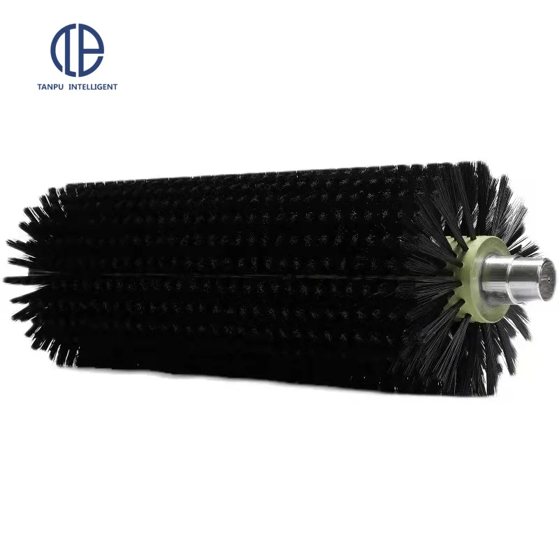 Water-cooled Glass Machine Cleaning Machine Roller Brush Soft Nylon Bristle Cylinder Brush Glass Cleaning Brush Roller