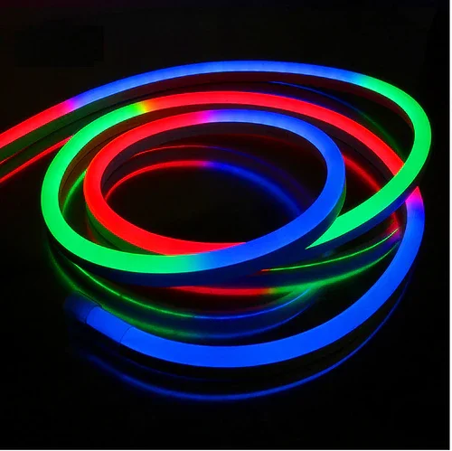Neon Flex 14x26mm Positive View 220v Flexible Waterproof Silicone Magic Neon Led Light Digital 3000k 6500k LED Neon Strip