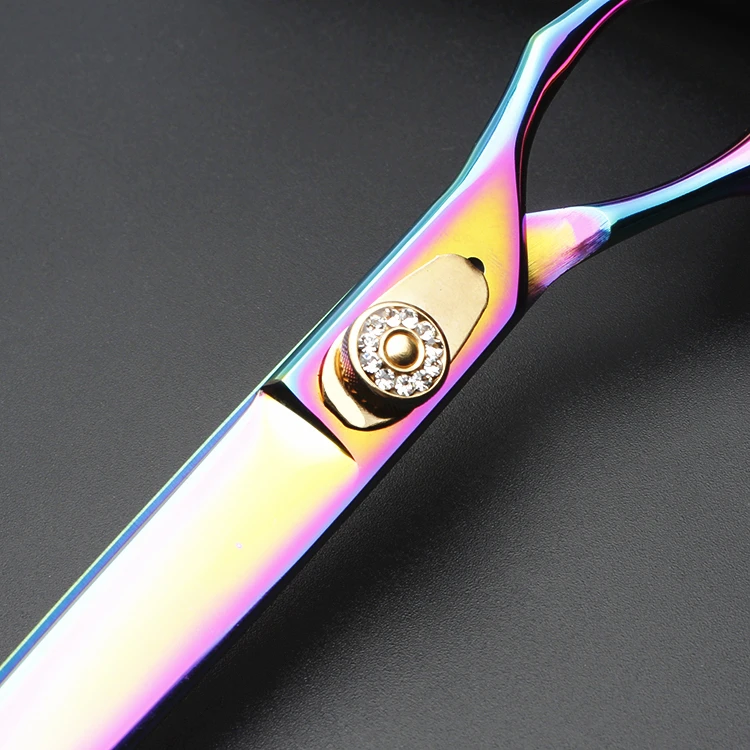 Японские Ножницы из нержавеющей стали 440C для ухода за собаками, профессиональные наборы ножниц для домашних животных, 8 дюймов