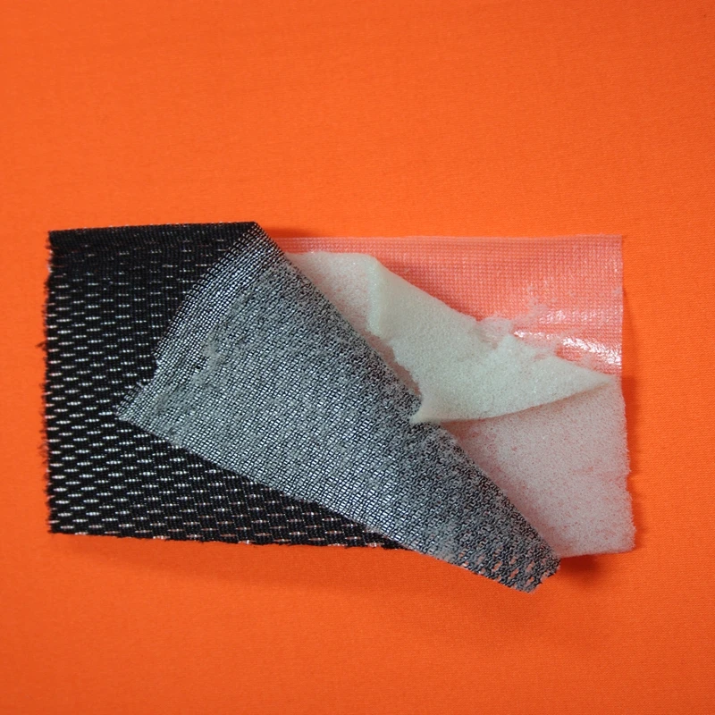 jersey fabric bond TPU film for sportswear 4-way stretch bonded polar fleece waterproof breathable tpu film softshell fabric