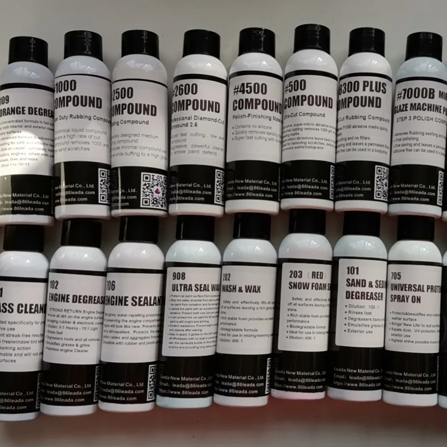 Free sample 120ml package polishing compound car wax for car care