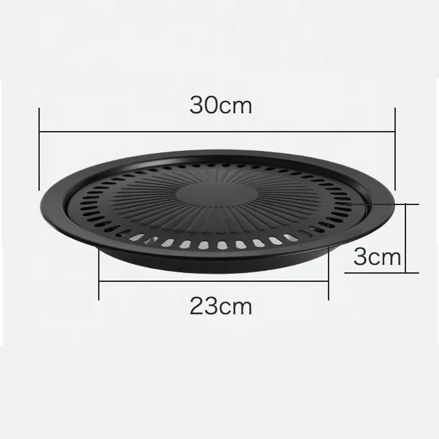 Factory hot sale Korean Grill Pan Cooking Plate Pan Bbq Grill Nonstick Plate