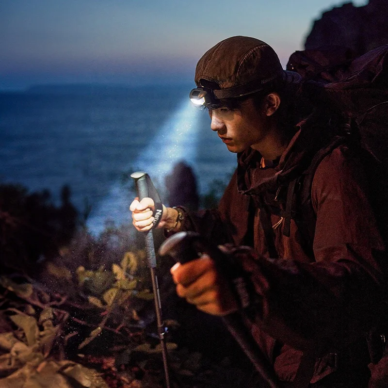 Naturehike Outdoor Camping Hiking Head Lights Lamps Battery Powered Waterproof  Headlamp