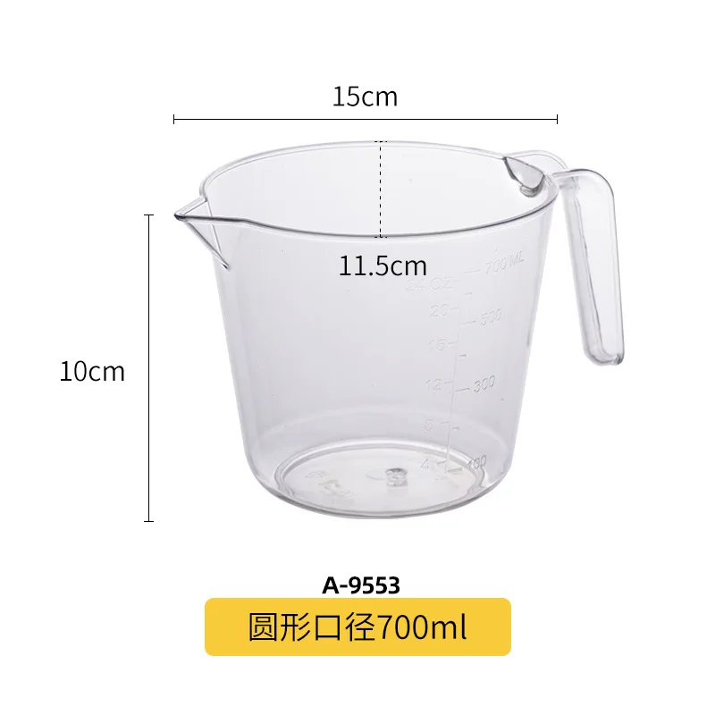 Kitchen Tool With Graduated Baking With A Large 1-1.4 L Cup Cup Measuring Plastic Measuring Cup