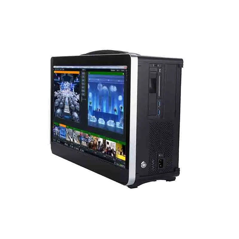 Portable rugged computer with 7 psc expansion slots for diffferenrt add-on cards in live video streaming