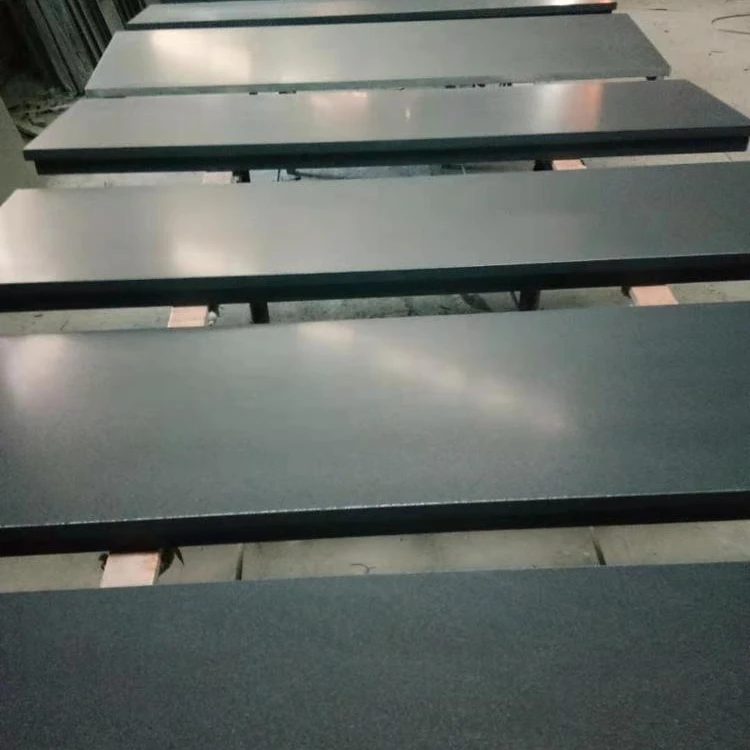 black granite circle hearth fireplace