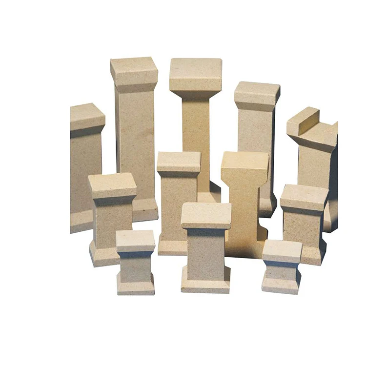 High Quality Pillar Or Stand Glazed high heat batts and cordierite mullite support