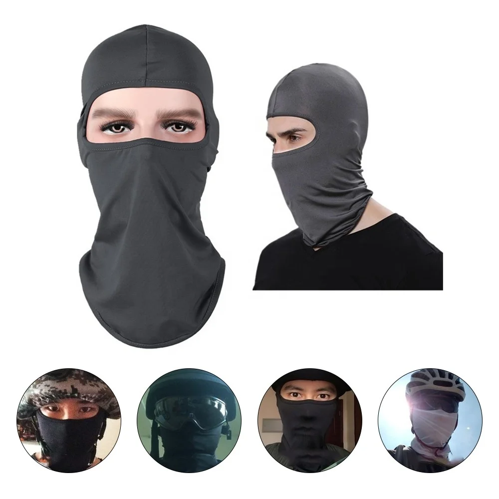 Motorcycle Face Mask Cycling Balaclava Full Cover Face Mask Hat Balaclava Ski Neck Summer Sun Ultra UV Protection Thin Hot