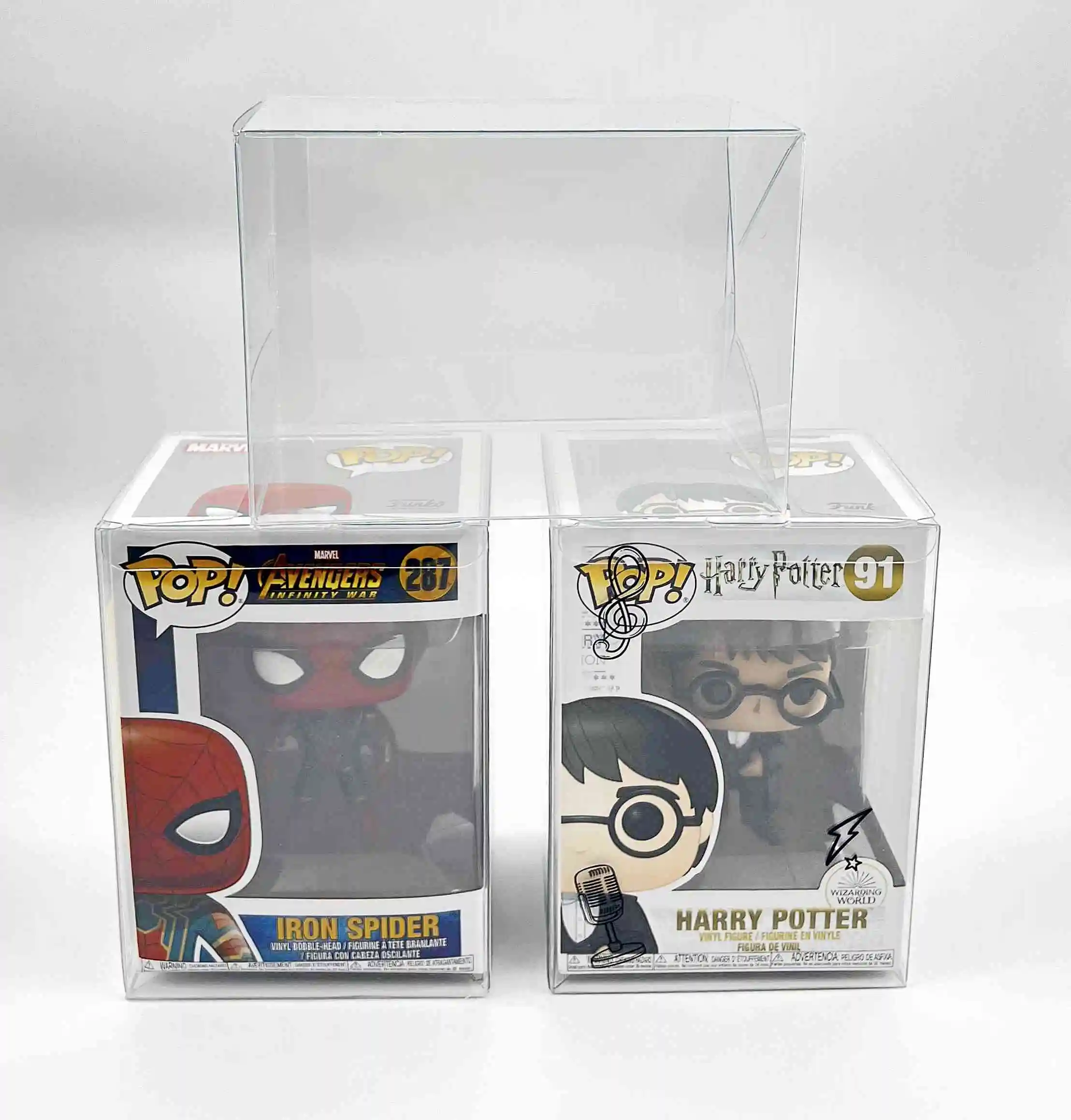 Design High quality Action Figure Protector 4 inch PET 0.35 mm Clear Folding PET Box  with an embossed effect