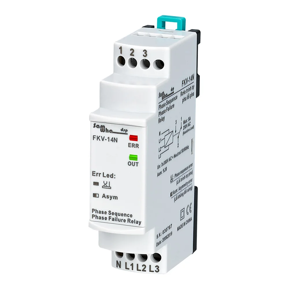Samwha Dsp FKV-14N Phase Failure Protection Relay Phasing Sequence Relay
