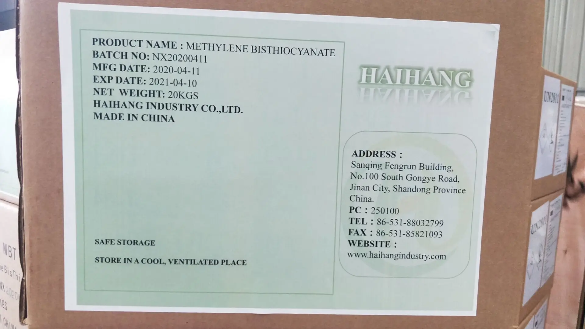 Высококачественный метиленбистиоцианат/MBT с cas 6317-18-6