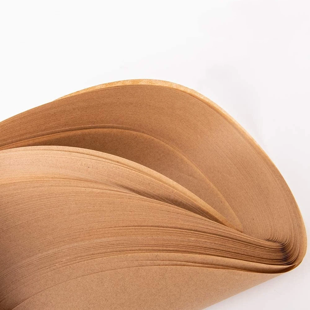 
High Temperature Silicone Baking Paper Greaseproof Custom Size Unbleached Round Parchment Paper Sheet 