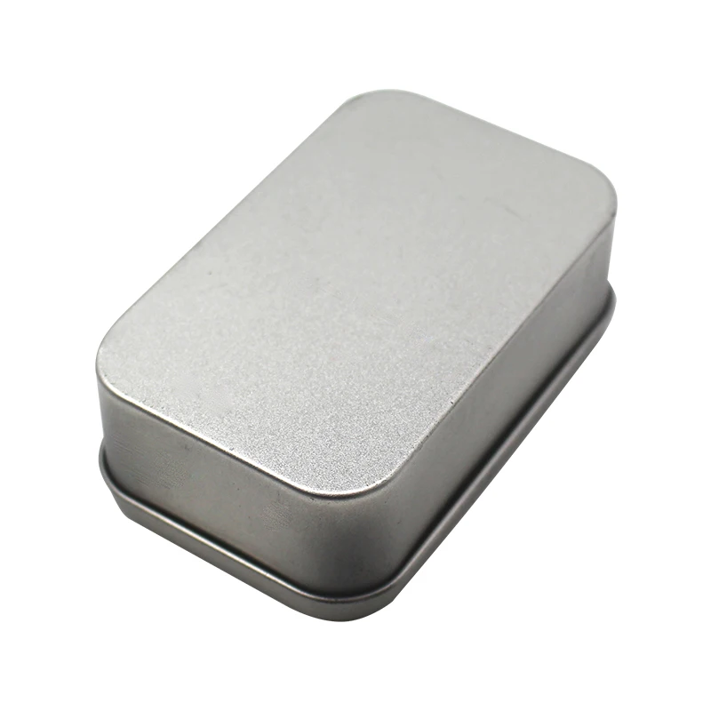 rectangle Collection Container Tin Boxes for Travel Gift Wedding Favor candy Can Tea Metal Packaging Box
