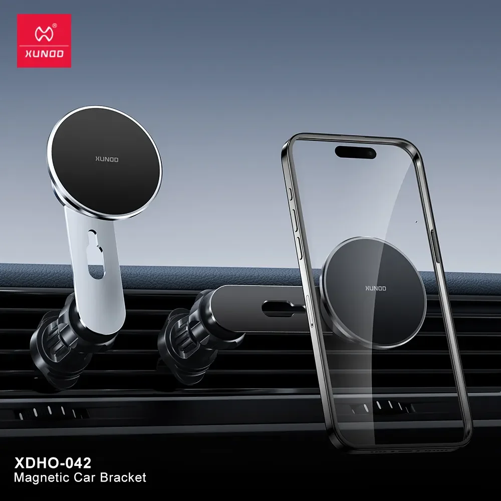 XUNDD Magnetic Car Phone Holder 360 Degree Rotatable Adjustment Car Phone Holder